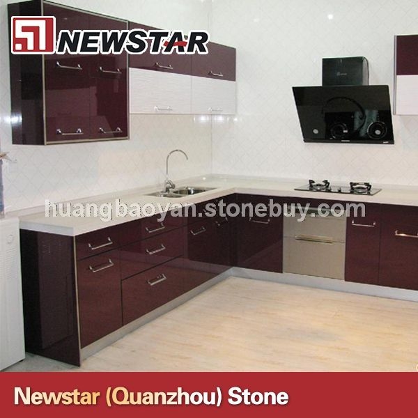 Cheap polished multicolor artificial quartz stone 