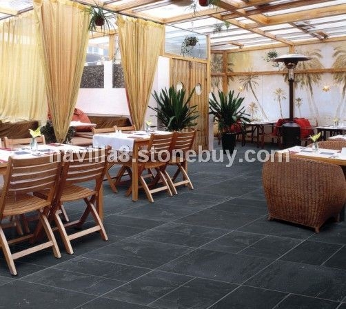 厂家供应度假酒店餐厅地面-青石