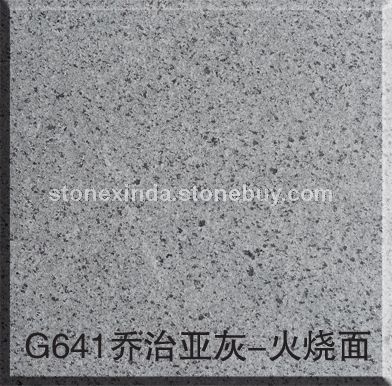 G641乔治亚灰-火烧面 G654芝麻黑花岗岩 G655芝麻灰花岗岩 G641乔治亚灰 芝麻白G60