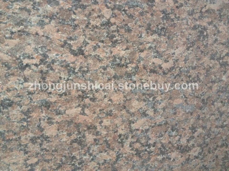 異形楓葉紅 園林地鋪 園林建設(shè)岑溪紅花崗巖