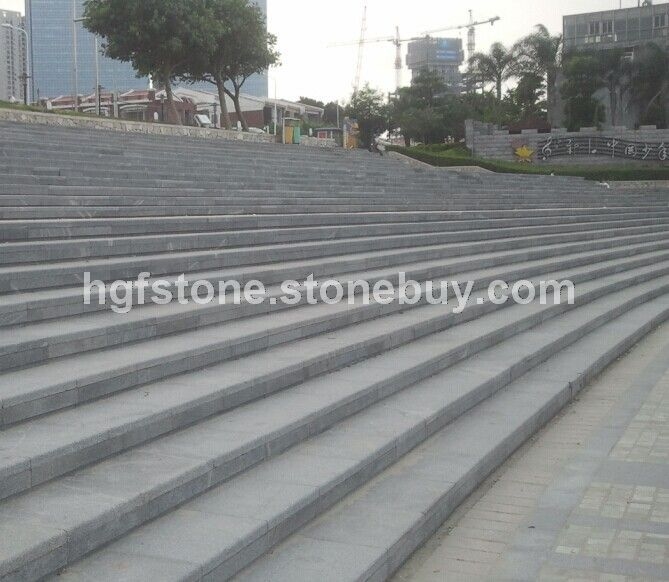 芝麻黑G654台阶板 福建芝麻黑花岗岩排水沟盖板 芝麻白石材小方块 G655 G682 G641 G