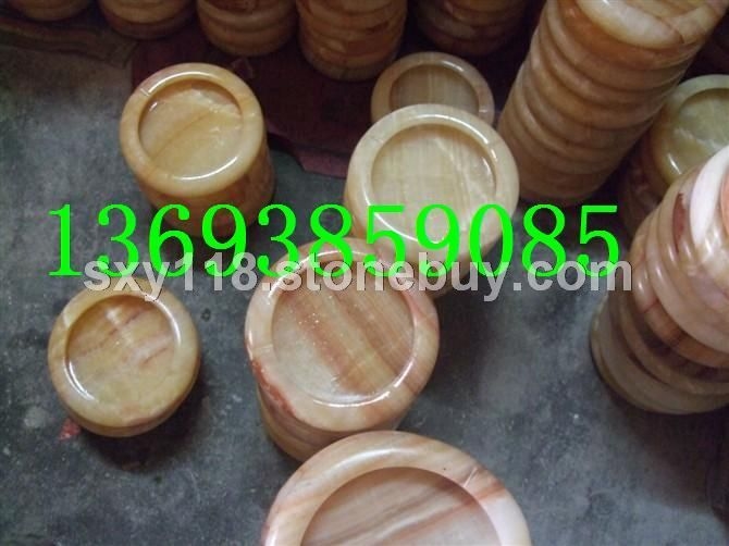 松香玉米黄玉工艺烟灰缸