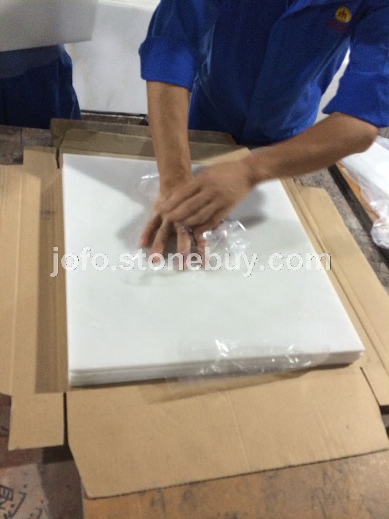 水晶白玉薄板