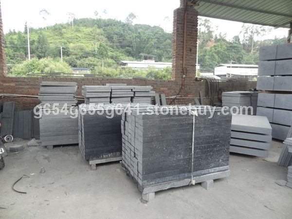 福建黑磨光墓碑料