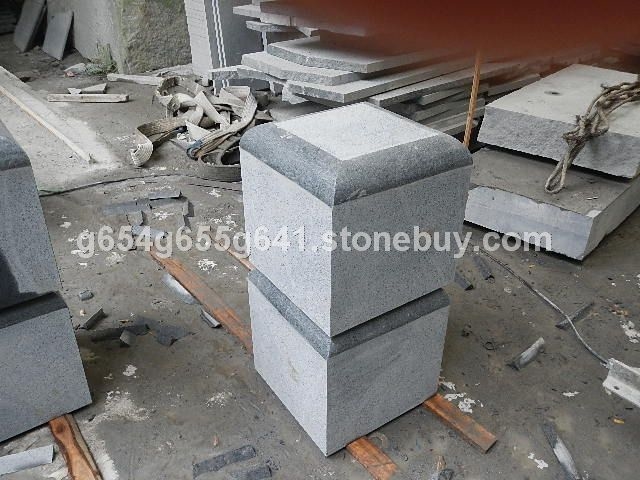 福建灰麻G654石凳    深灰色花岗岩 芝麻黑花岗岩 芝麻灰花岗岩 乔治亚灰 黄锈石G654 G6