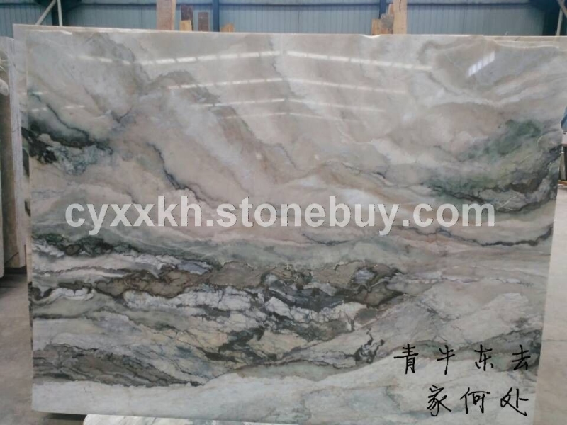 大理石山水画