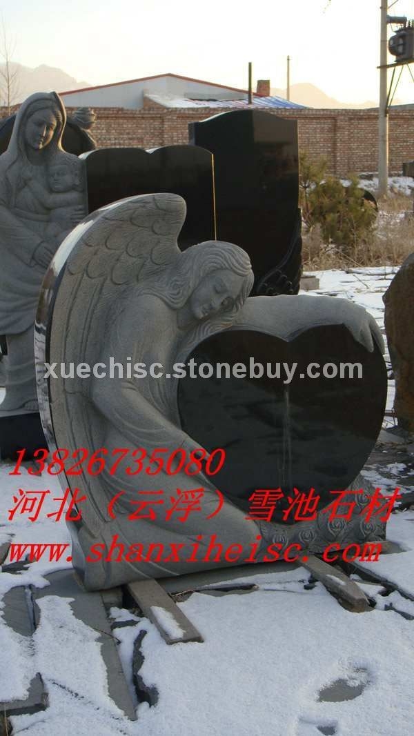 天使心形貴族墓碑