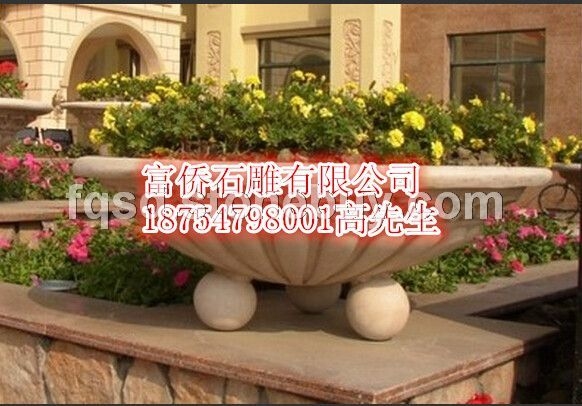 富侨石雕花钵、石雕花钵设计、石雕花钵制作、石雕花盆、石雕花盆厂家