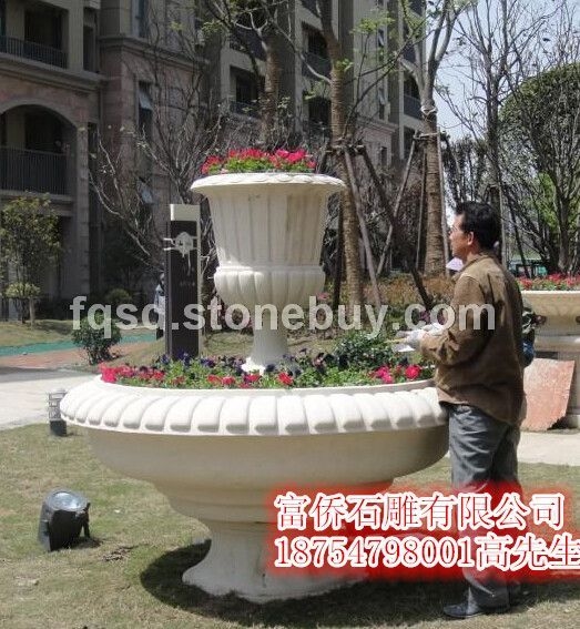 石雕花盆、富侨石雕花钵、石雕花钵设计、石雕花钵制作、石雕花盆、石雕花盆厂家