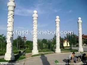 石雕龙柱、广场龙柱、盘龙柱、圆柱、石柱
