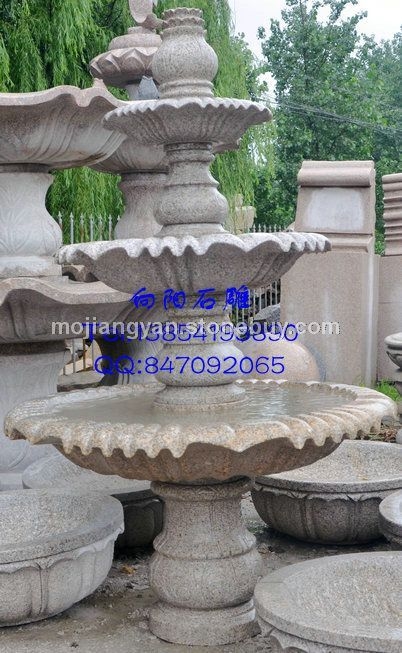 黃銹石噴泉水缽、黃金麻噴泉水缽、五蓮紅噴泉水缽、石雕噴泉、石雕水缽