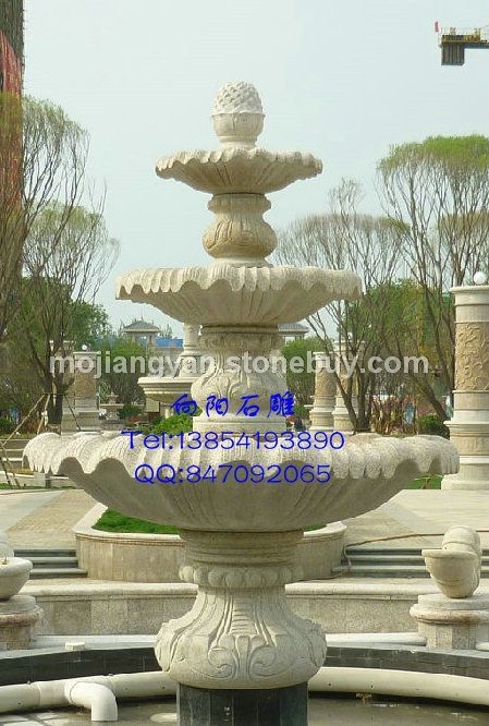 黃銹石噴泉水缽、黃金麻噴泉水缽、五蓮紅噴泉水缽、石雕噴泉、石雕水缽