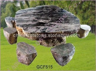 不规则公园石桌椅GCF515