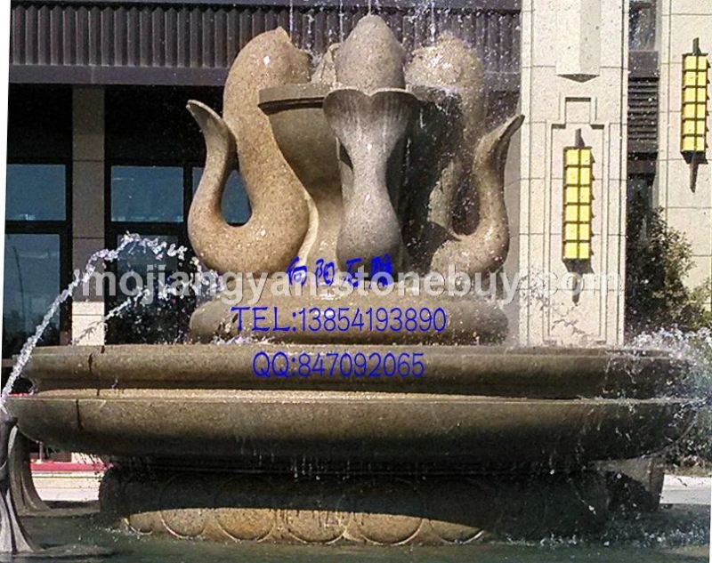 石雕噴泉水缽、黃銹石噴泉水缽、黃金麻噴泉水缽、濟(jì)南石雕噴泉水缽、山東石雕噴泉水缽
