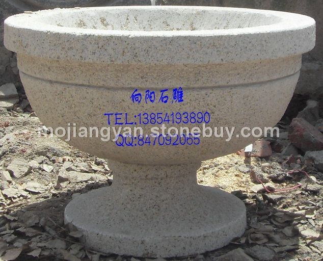 石雕花盆花钵、黄锈石花盆花钵、黄金麻花盆花钵、五莲红花盆花钵、山东石雕花盆、济南石雕花盆