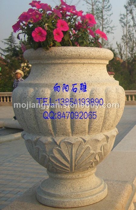 石雕花盆花钵、黄锈石花盆花钵、黄金麻花盆花钵、五莲红花盆花钵、山东石雕花盆、济南石雕花盆