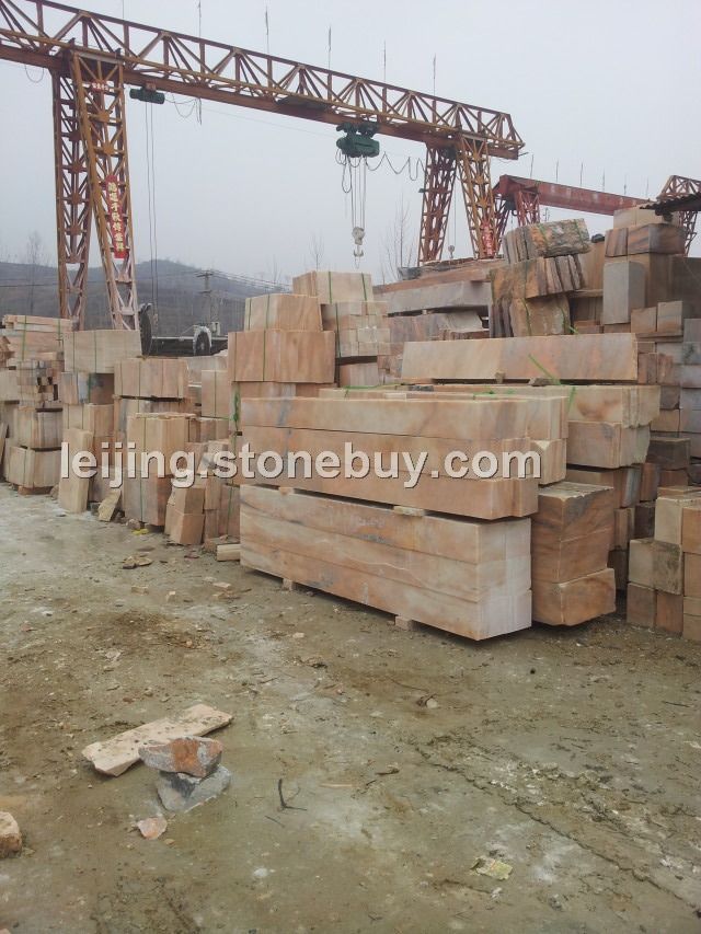 晚霞红 柱子 板材