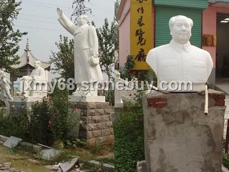 毛泽东雕像,石雕毛泽东站像,毛泽东坐像,毛泽东半身像,毛泽东胸像；寿星白求恩孔子校园雕塑等人物雕像