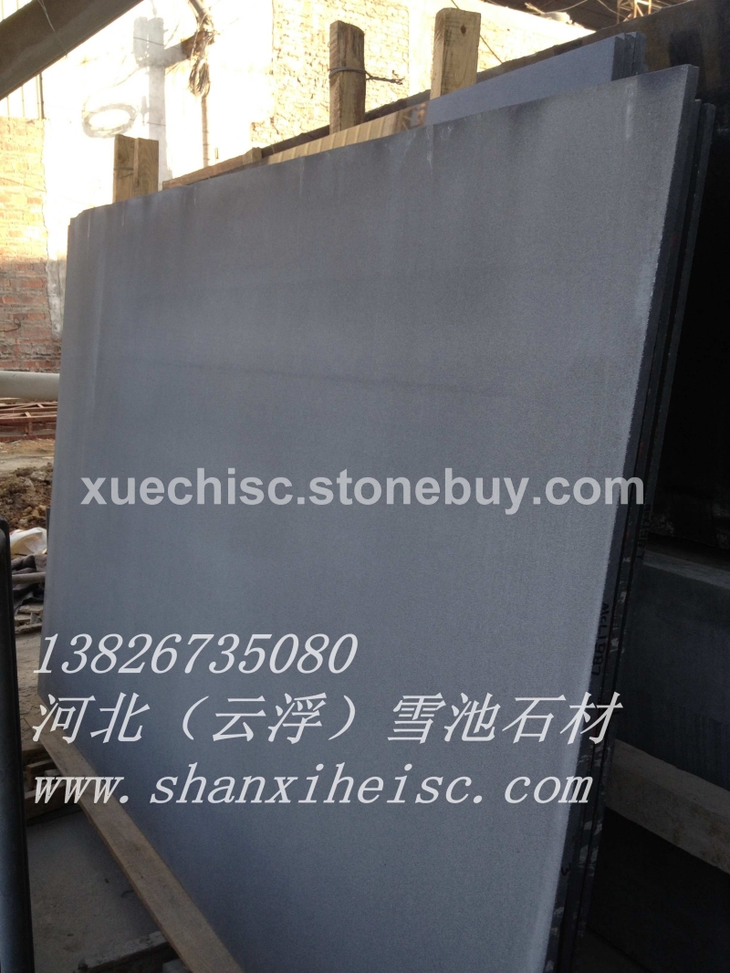 山西黑亚光面花岗岩