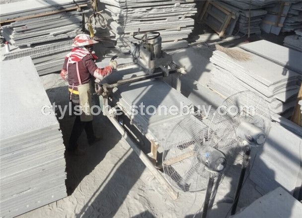 深灰麻石材G654荔枝面加工