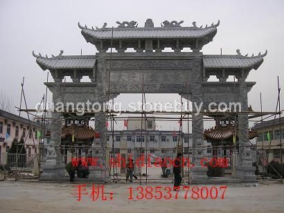 石头牌坊,石雕大门,青石石牌坊,牌坊石雕,欧式牌楼,欧式石牌坊