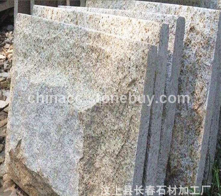 汶上黄锈石盲道板 黄锈石火烧板 山东黄锈石花岗岩