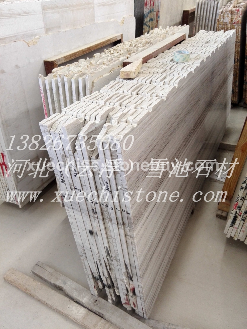 翡翠木纹 金沙爵大理石荒料