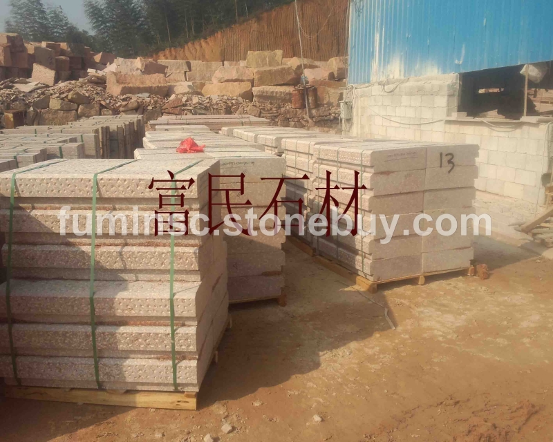 批发供应花岗石路沿石贵妃红帝王红