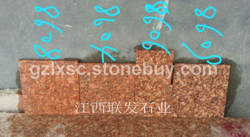 江西石材-映山红花岗石、代代红、江西红、四季红、富贵红、光泽红花岗石石材、路沿石、火烧板、荔枝板材