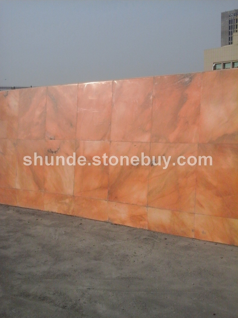 河南天然大理石芙蓉红台面板材
