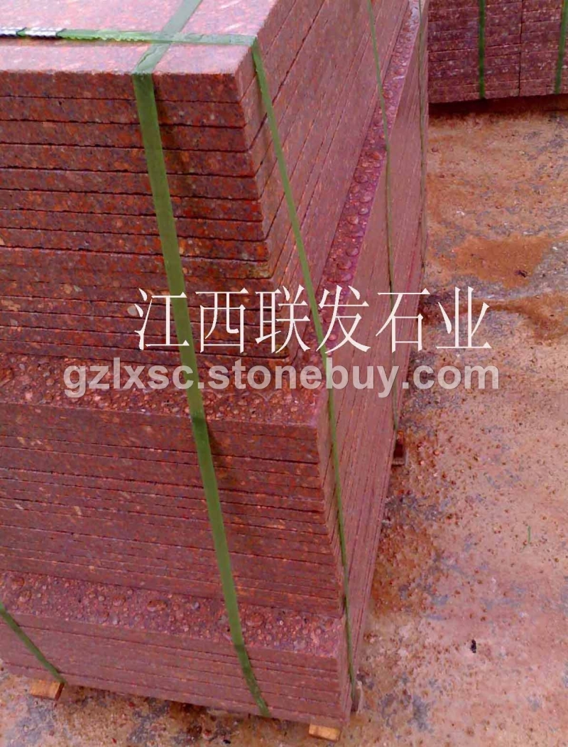 江西石材映山红花岗石帝王红贵妃红四季红