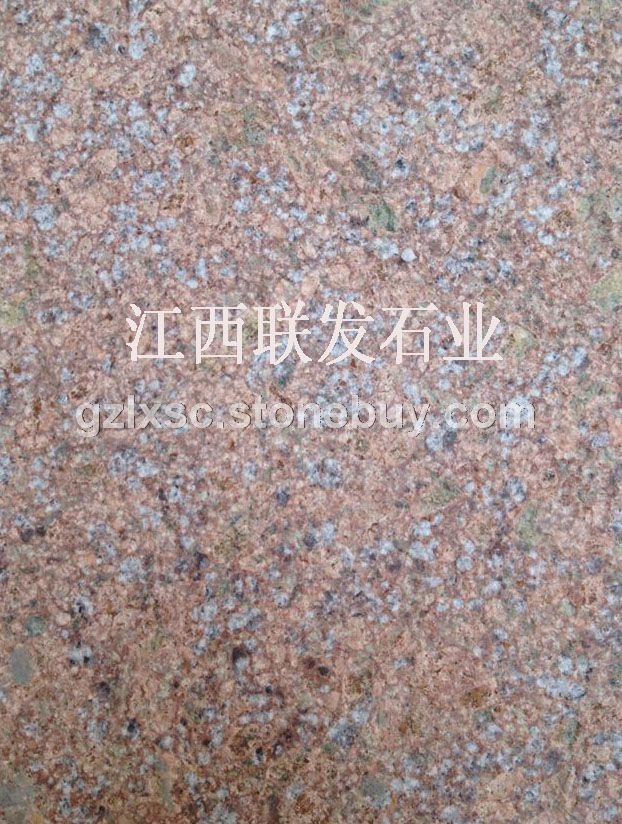 福建红683光泽红花岗石石材映山红花岗岩