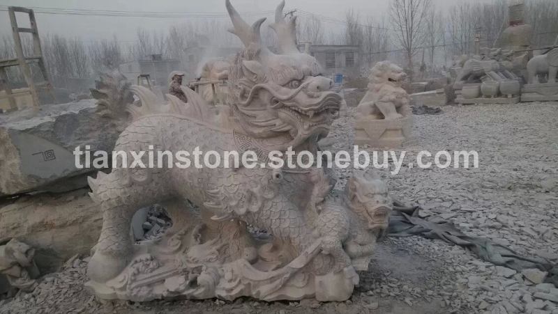 石雕麒麟