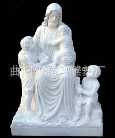 漢白玉西方人物雕刻