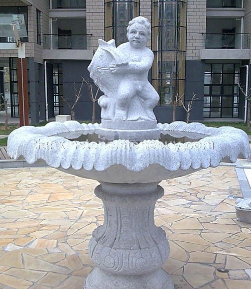 石雕喷泉