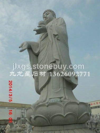 供应大型青石佛像 观音罗汉石雕佛像