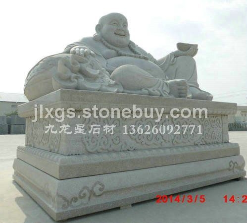 石雕笑佛 弥勒佛 造型多样 形态逼真