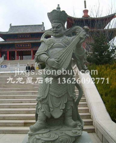 寺庙古建石雕 石雕四大天王