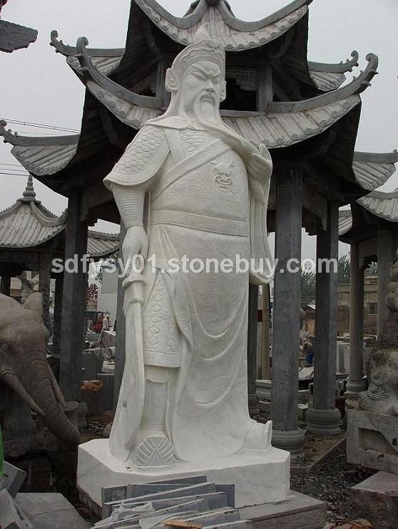 石雕關公