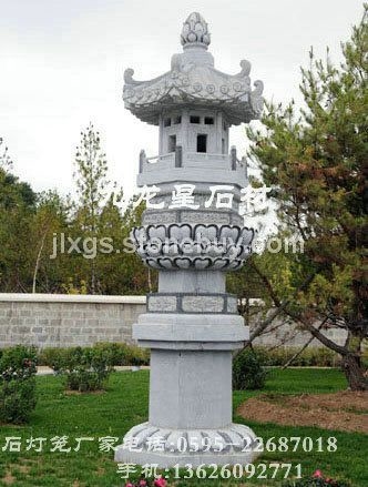 寺庙石灯 禅灯 仿古石灯雕刻