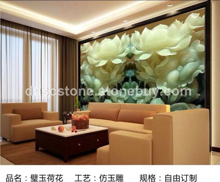 3D仿玉雕电视背景墙15