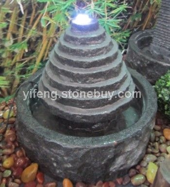 金字塔型水景