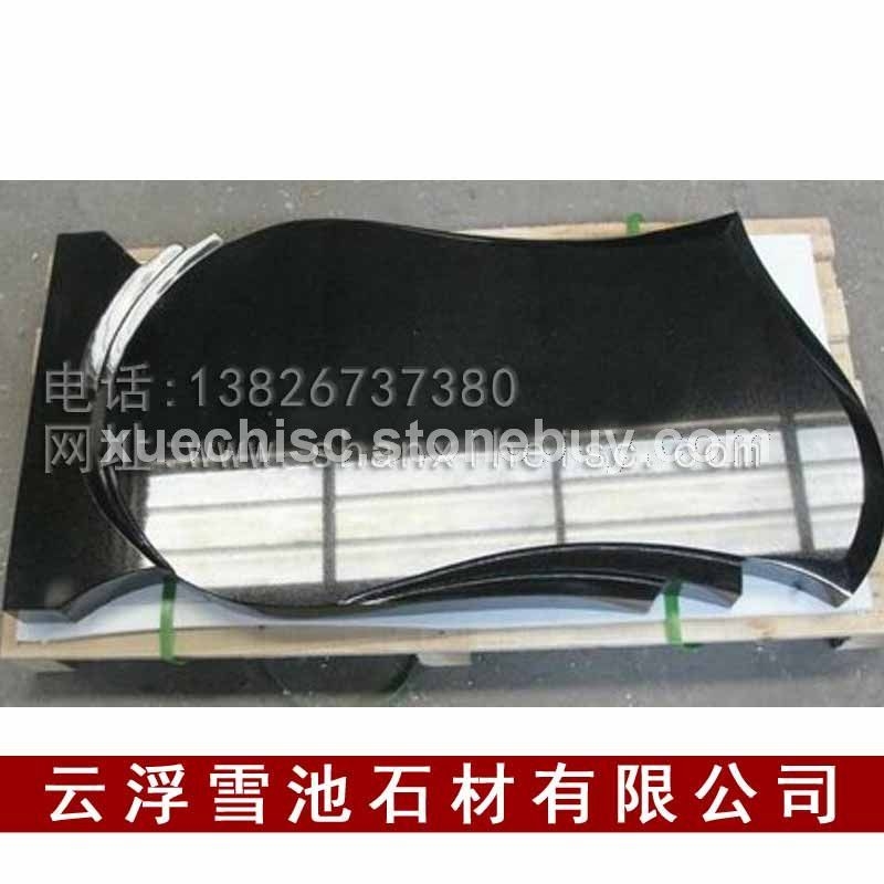 天然山西黑丰镇黑墓碑石