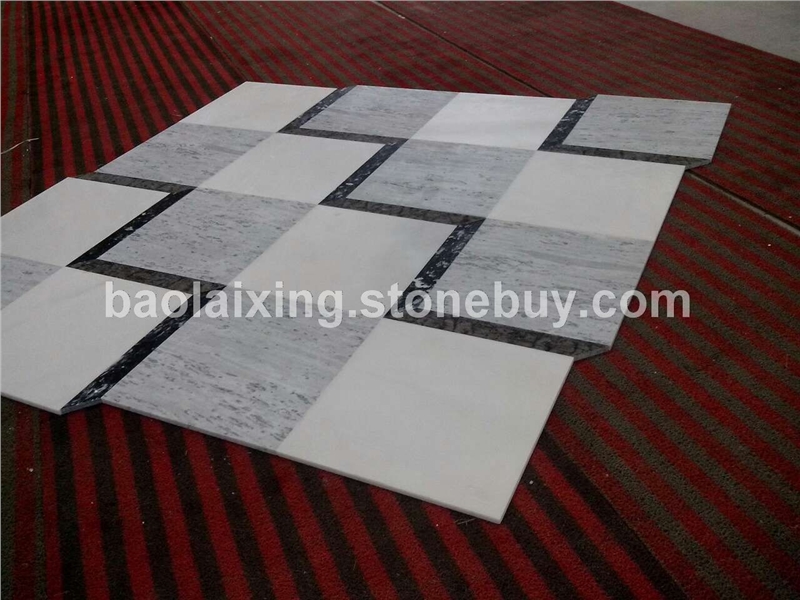 地面拼花之梵高白