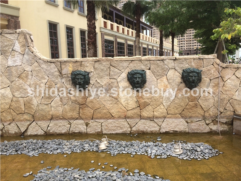 黄锈石乱拼自然面