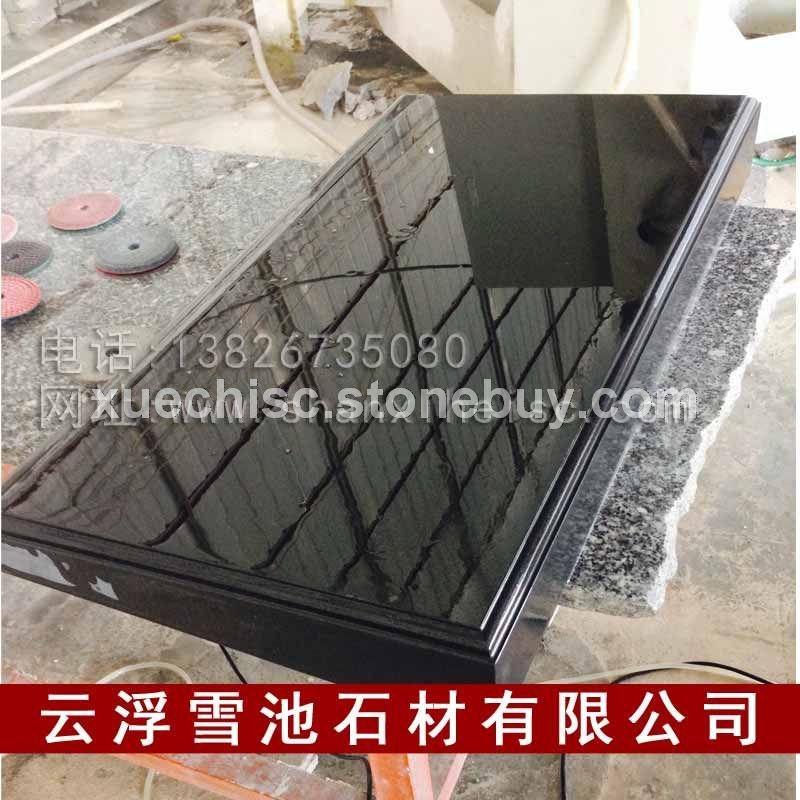 矿山批发山西黑石材荒料 黑色墓碑石