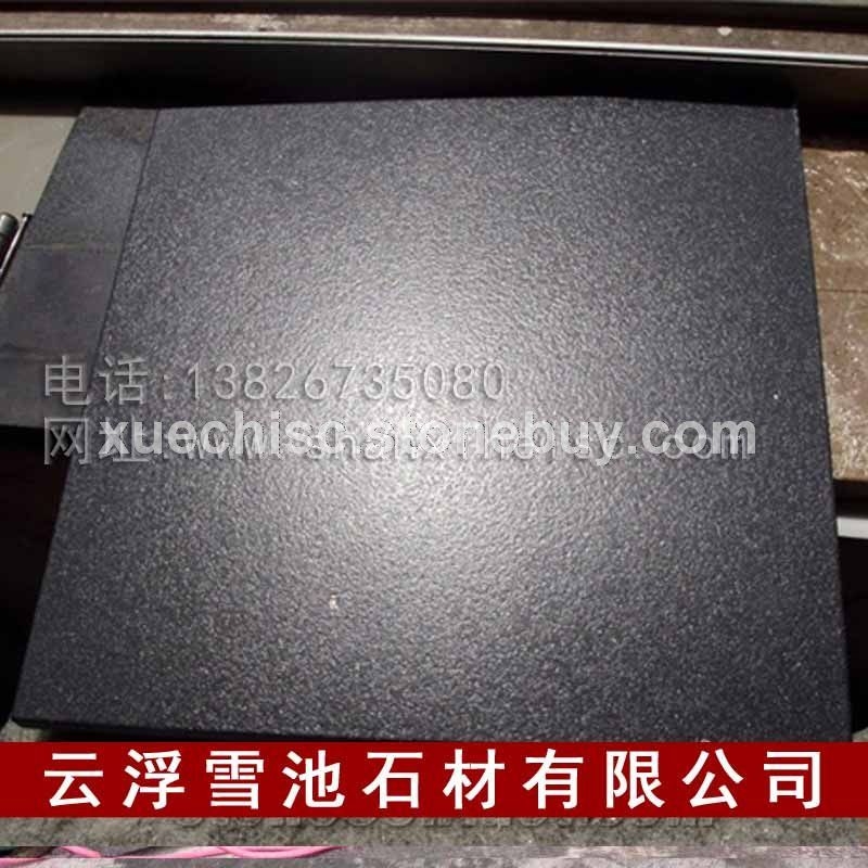 黑色茶几台面板山西黑火烧石石材，厂家直销