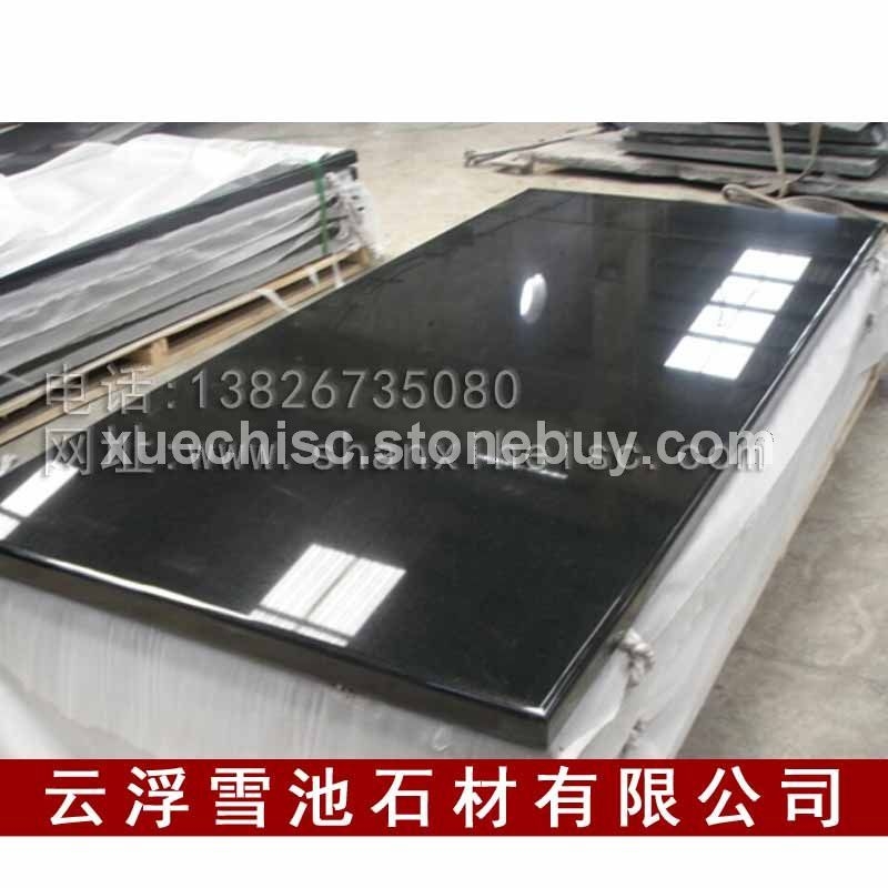黑色餐台台面板成品 磨边加厚边餐台台面板