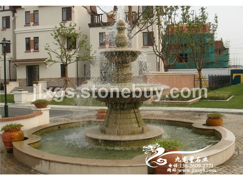 现货供应石雕水钵 景观石喷泉 水钵多少钱 石雕水钵订做