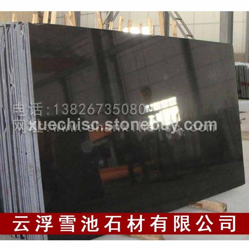 供应优质河北黑光面 室内装饰天然黑色石材